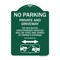 Signmission No Parking Private and Active Driveway Do Not Block Unauthorized Vehicles Will Be Cit, GW-1824-23801 A-DES-GW-1824-23801 - alternate 1